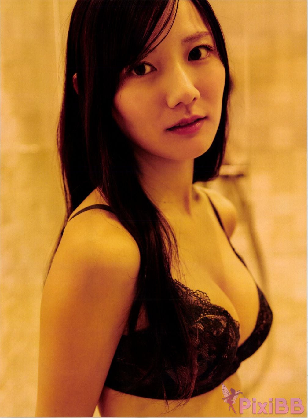 Japanese Idol Hina Kawata He Tian Yang Cai 2nd photo collection take off PixiBB.COM 141