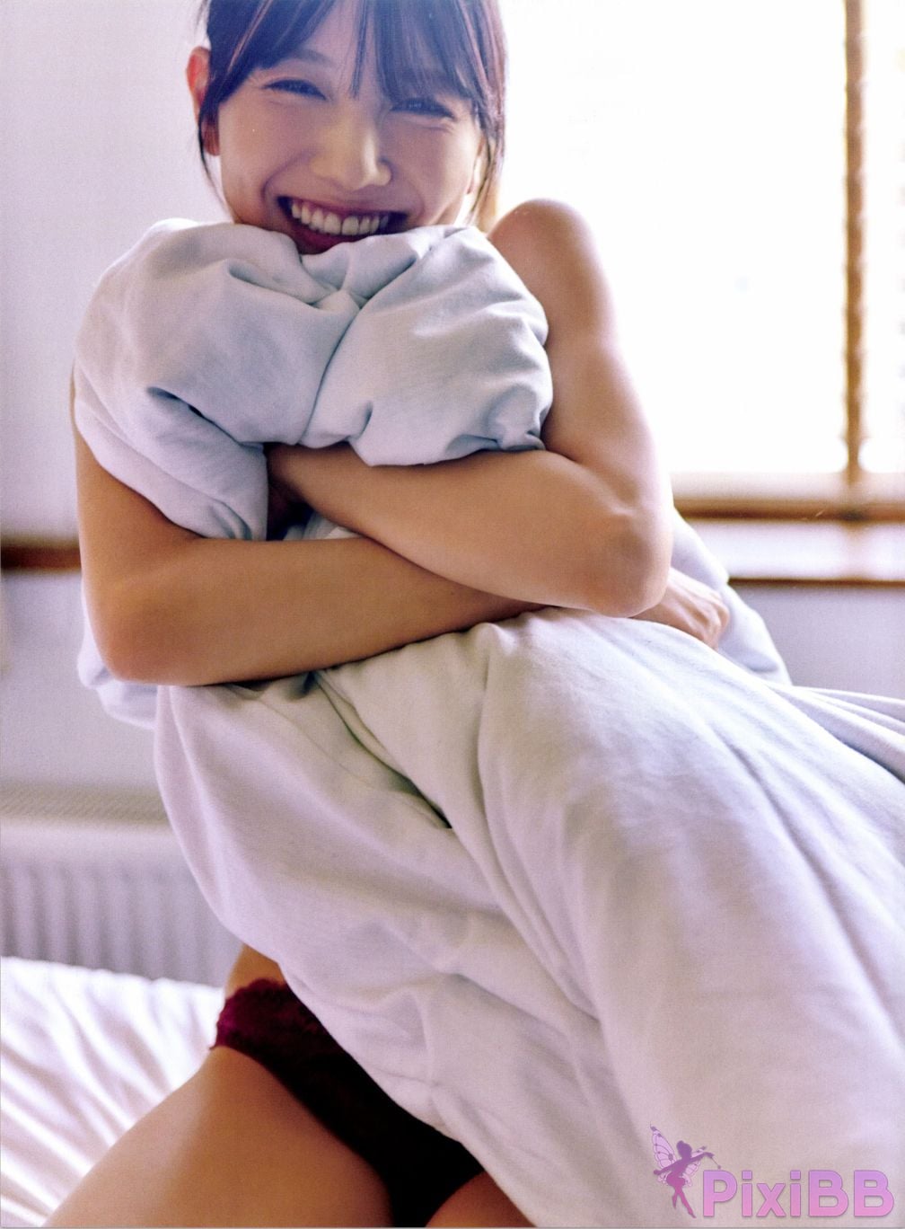 Japanese Idol Hina Kawata He Tian Yang Cai 2nd photo collection take off PixiBB.COM 152