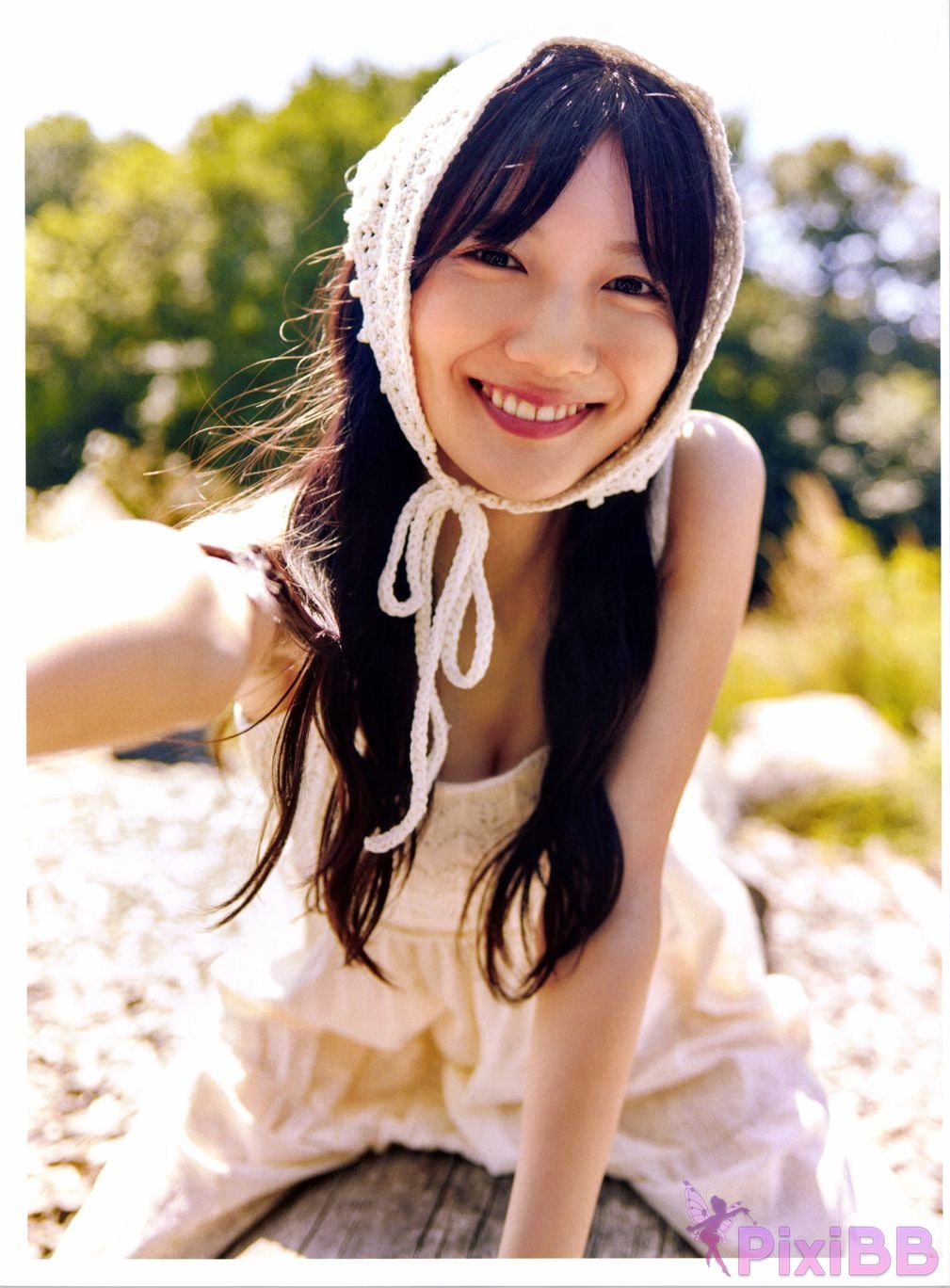 Japanese Idol Hina Kawata He Tian Yang Cai 2nd photo collection take off PixiBB.COM 156