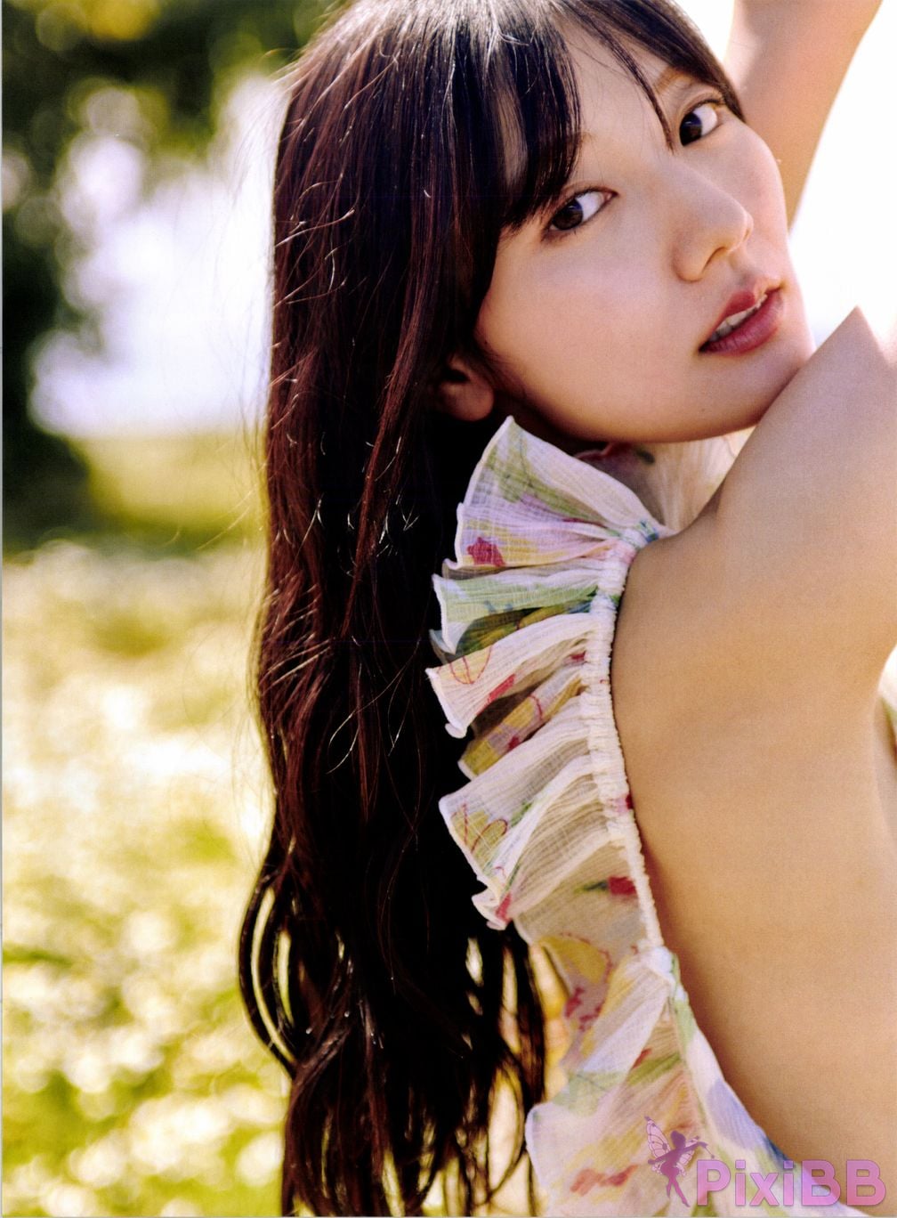 Japanese Idol Hina Kawata He Tian Yang Cai 2nd photo collection take off PixiBB.COM 159