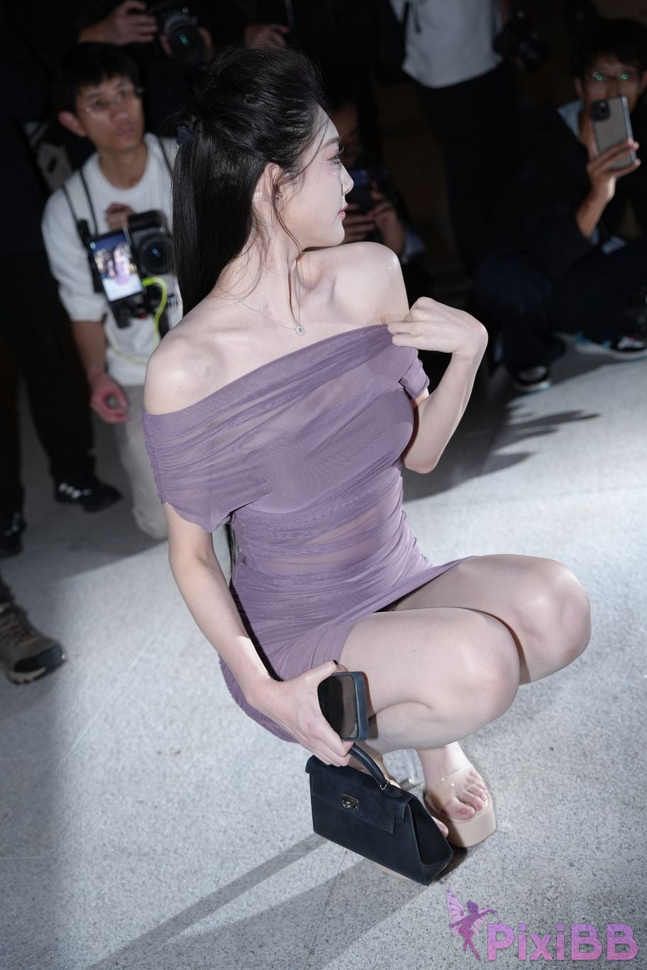 Featured Street Photography Works No.5390 purple gauze skirt PixiBB.COM 027