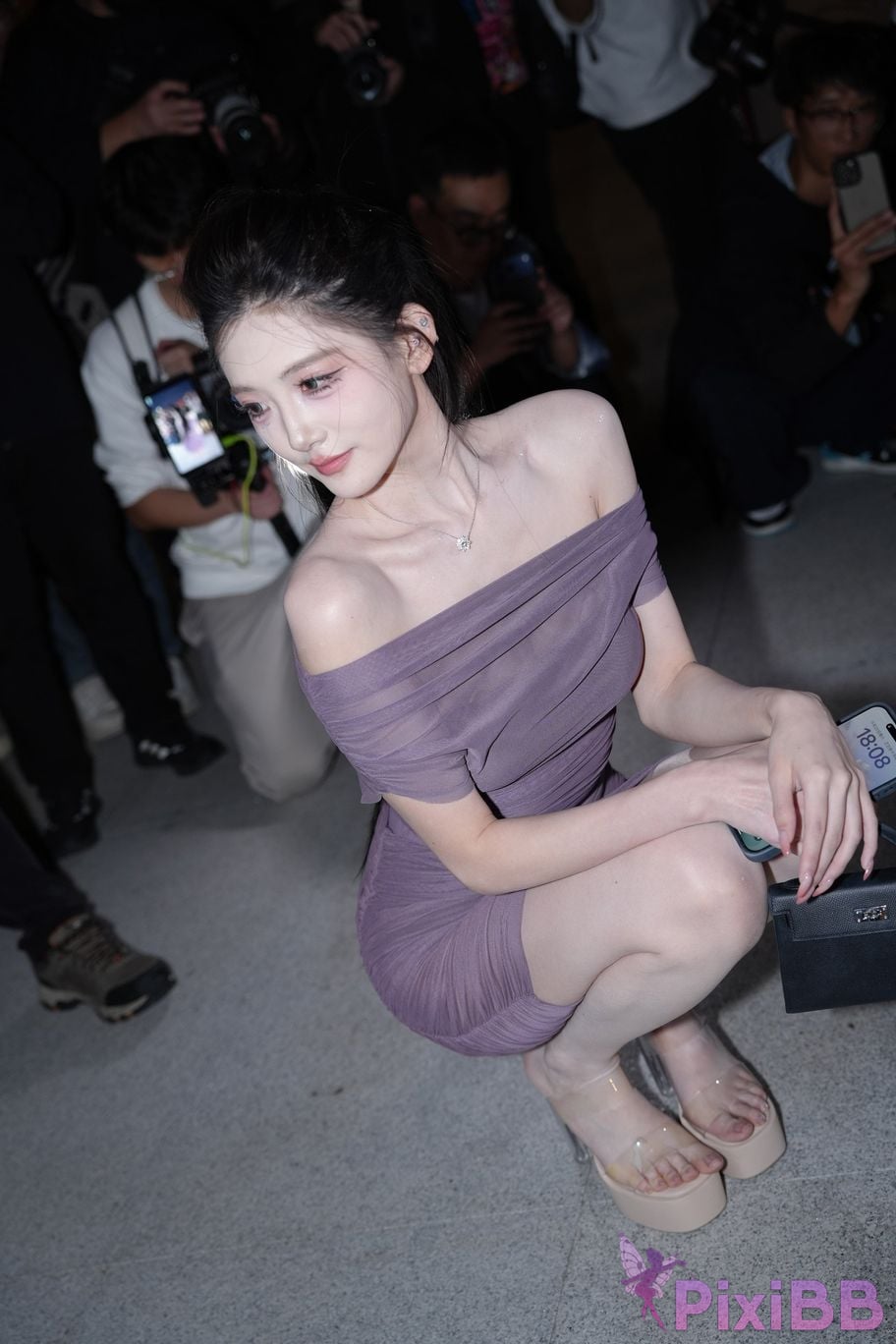 Featured Street Photography Works No.5390 purple gauze skirt PixiBB.COM 034