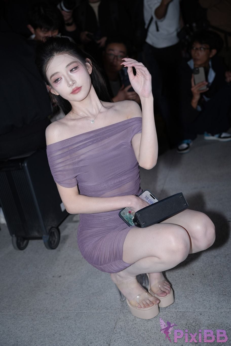 Featured Street Photography Works No.5390 purple gauze skirt PixiBB.COM 038