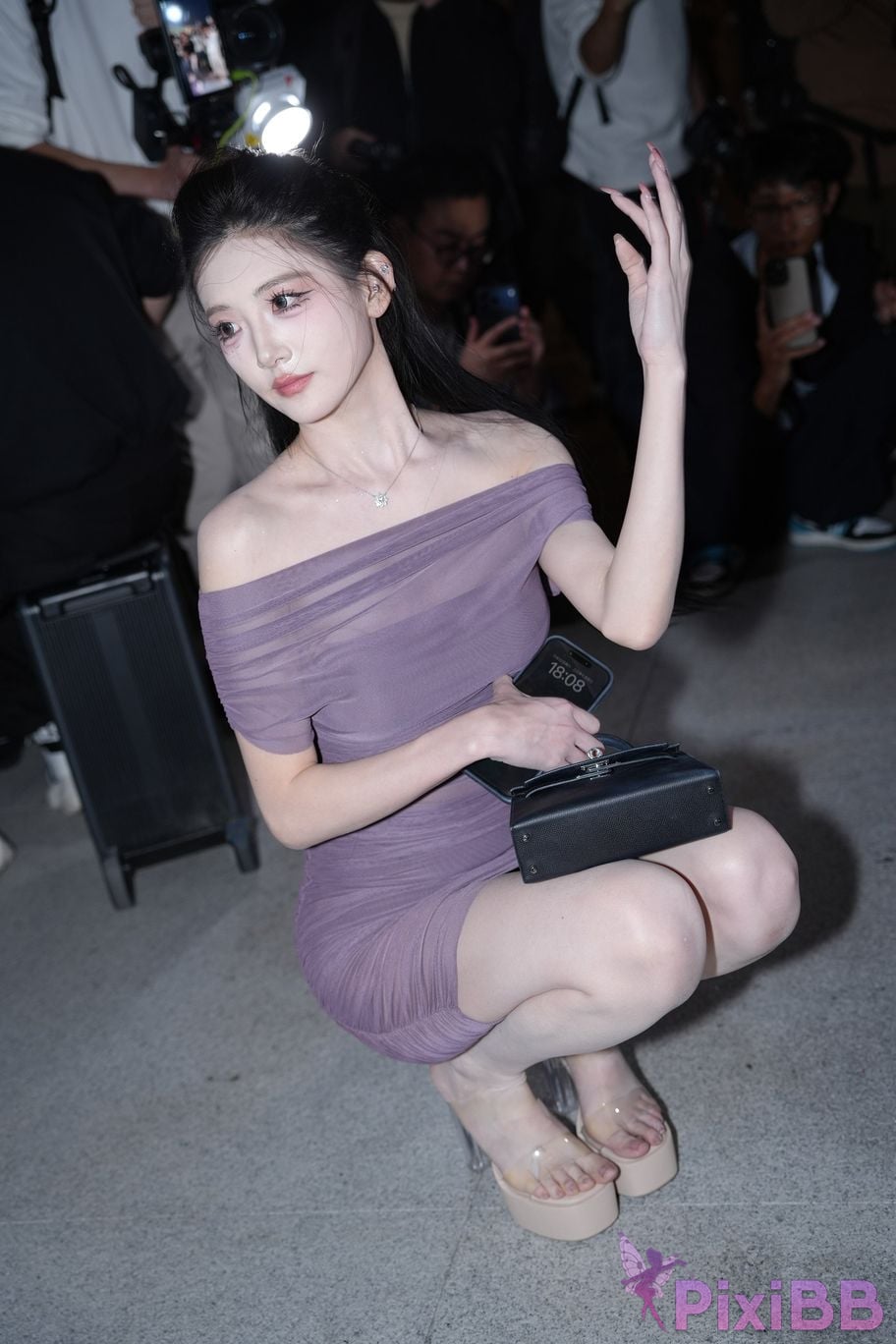 Featured Street Photography Works No.5390 purple gauze skirt PixiBB.COM 039