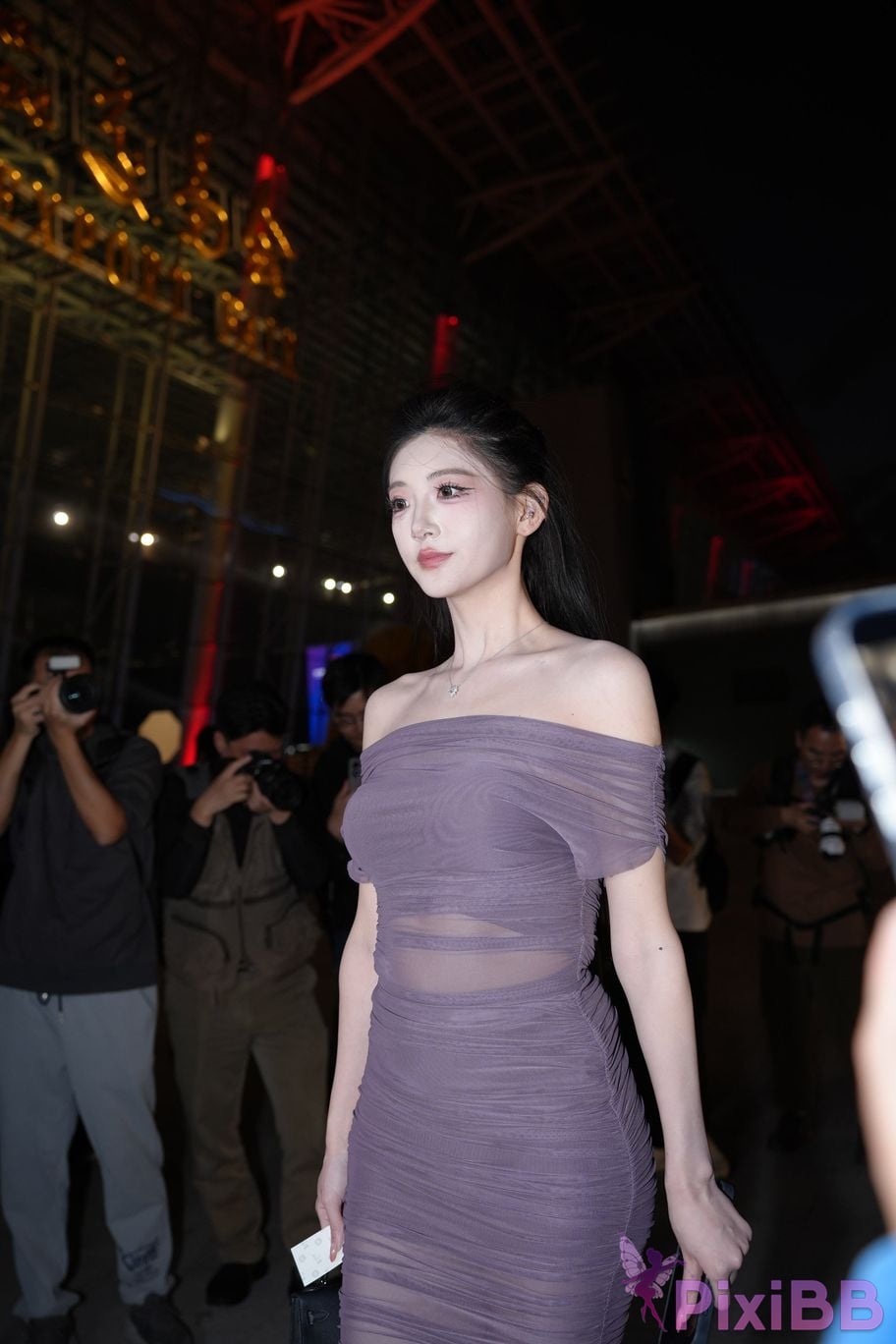 Featured Street Photography Works No.5390 purple gauze skirt PixiBB.COM 047