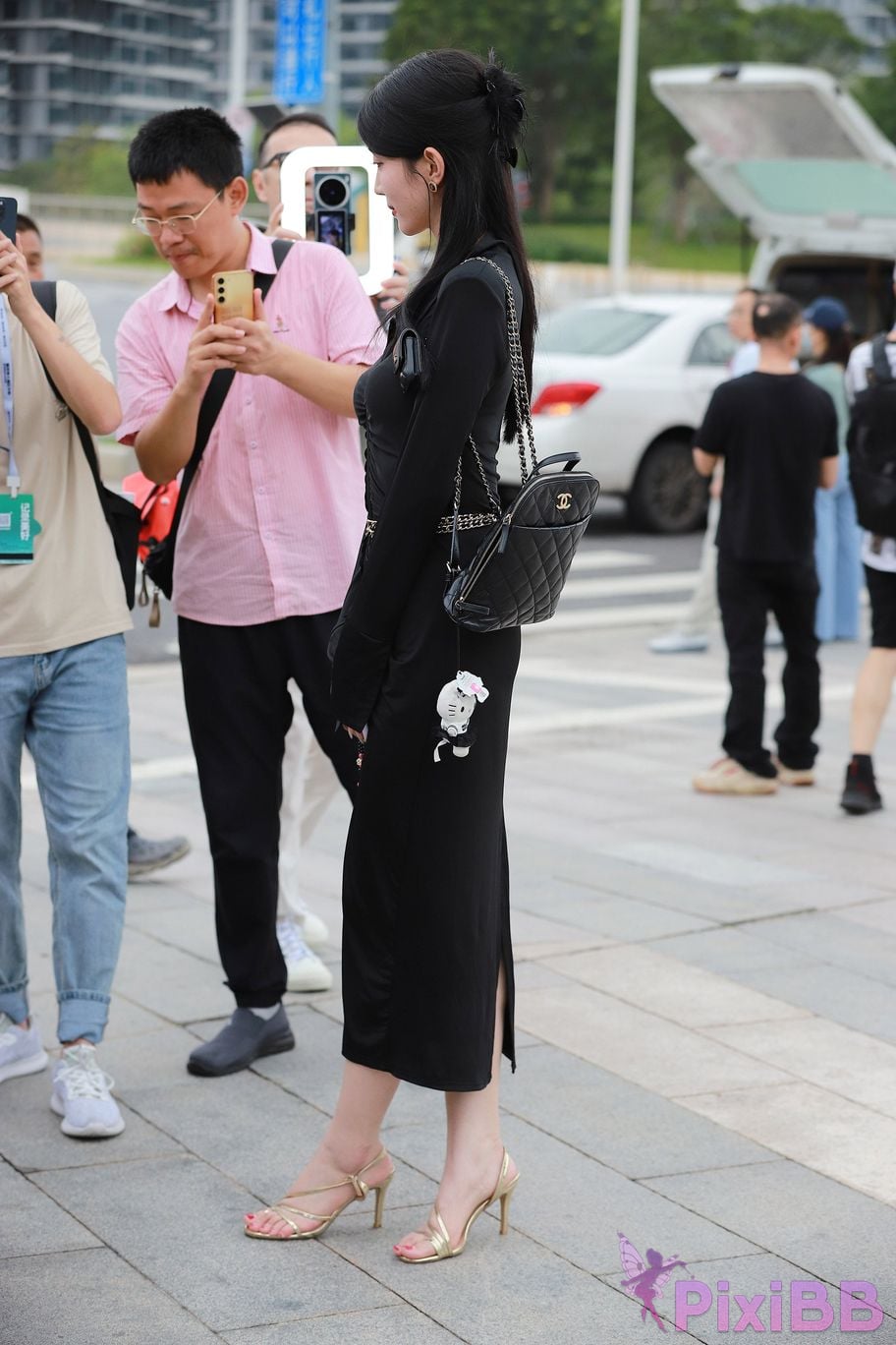 Featured Street Photography Works No.5386 black long skirt PixiBB.COM 087