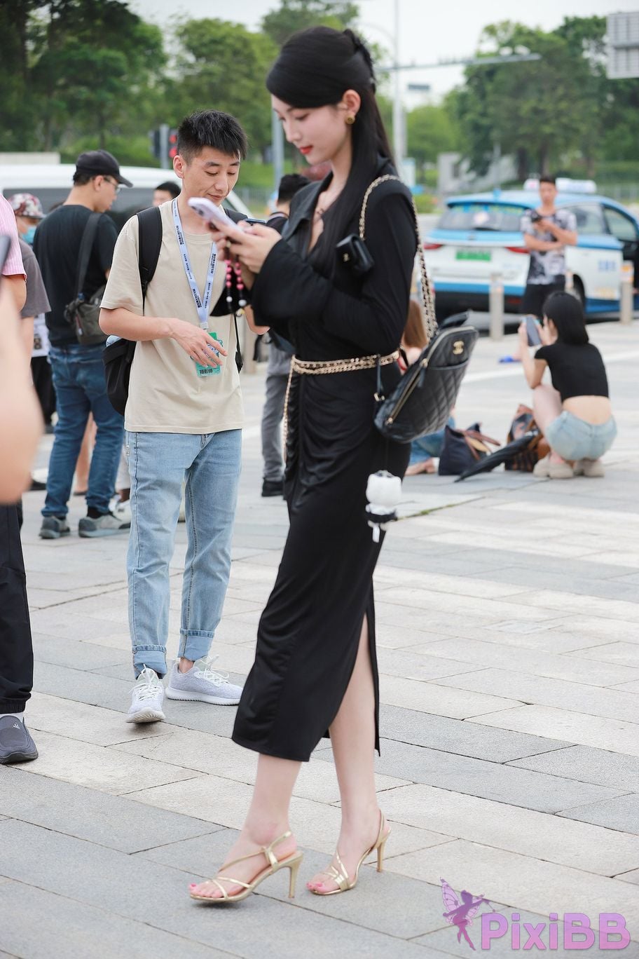 Featured Street Photography Works No.5386 black long skirt PixiBB.COM 113