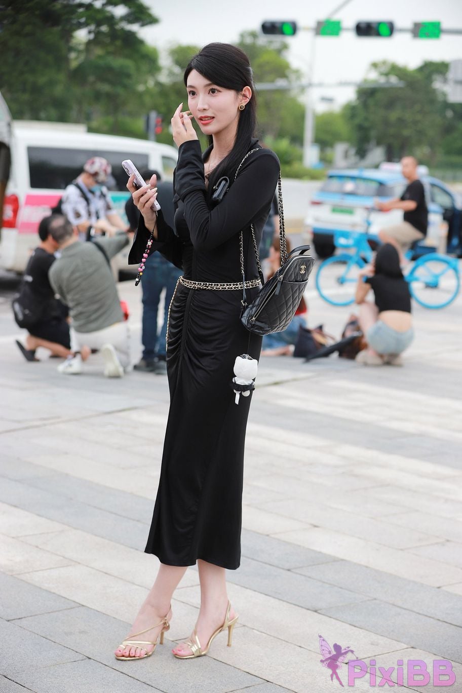 Featured Street Photography Works No.5386 black long skirt PixiBB.COM 132