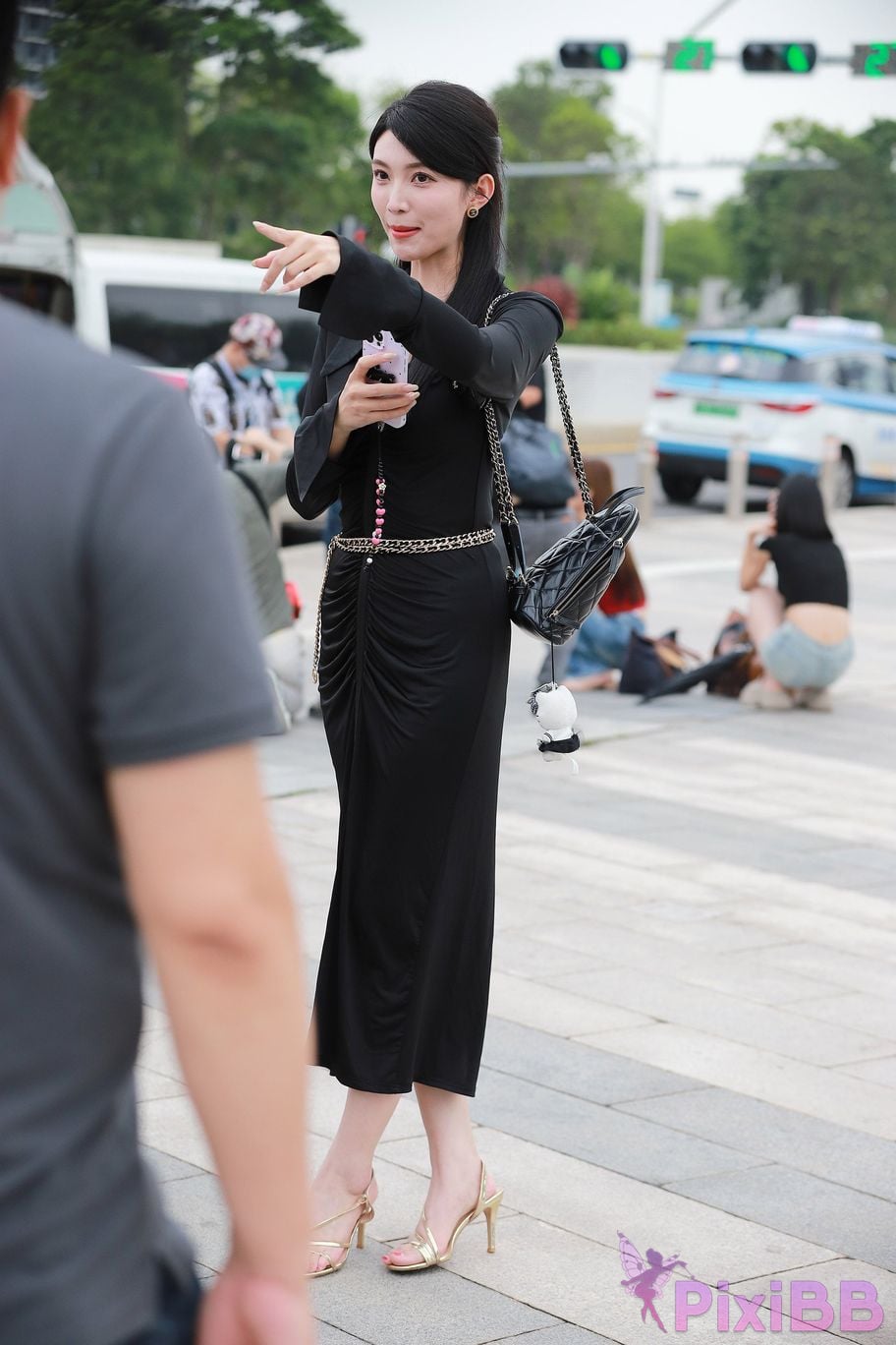 Featured Street Photography Works No.5386 black long skirt PixiBB.COM 136