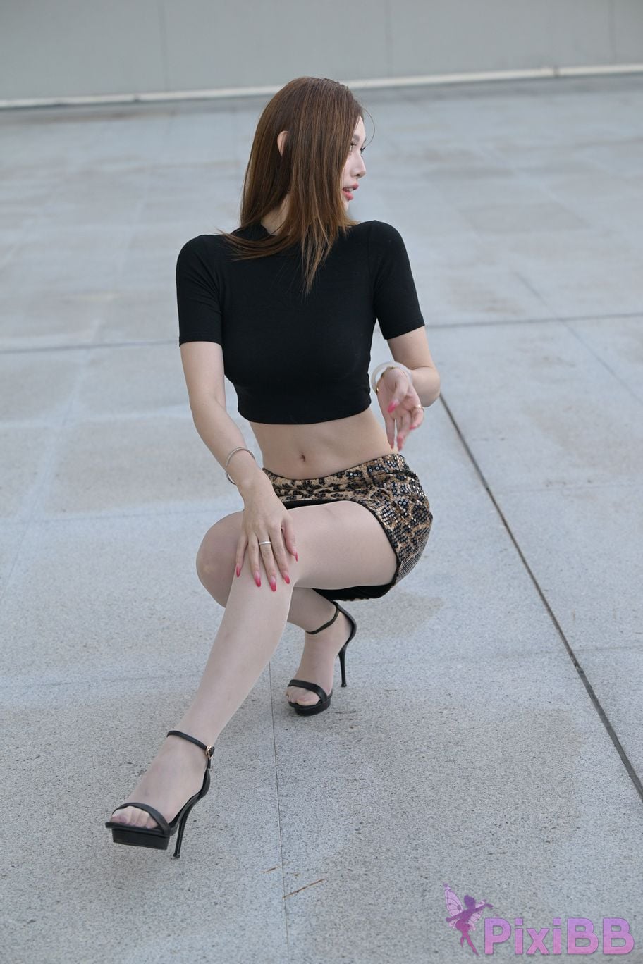 Featured Street Photography Works No.5384 Leopard print silk beauty PixiBB.COM 073