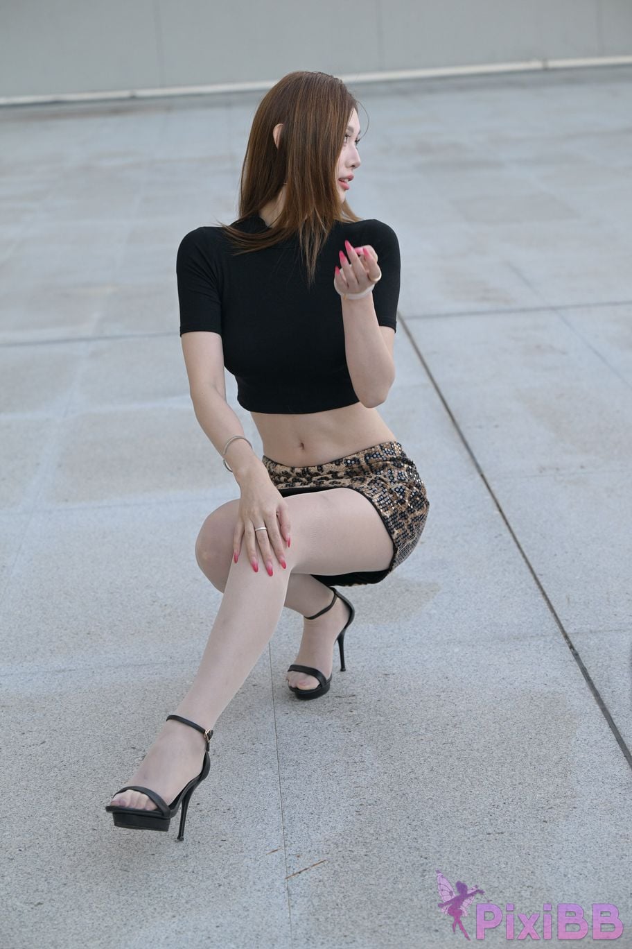 Featured Street Photography Works No.5384 Leopard print silk beauty PixiBB.COM 074