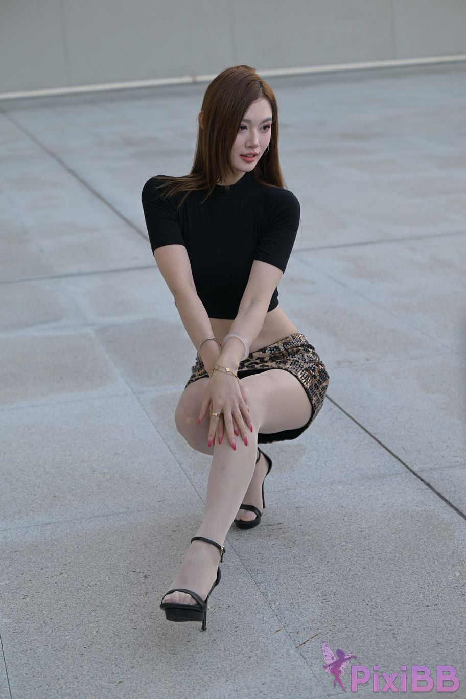 Featured Street Photography Works No.5384 Leopard print silk beauty PixiBB.COM 075