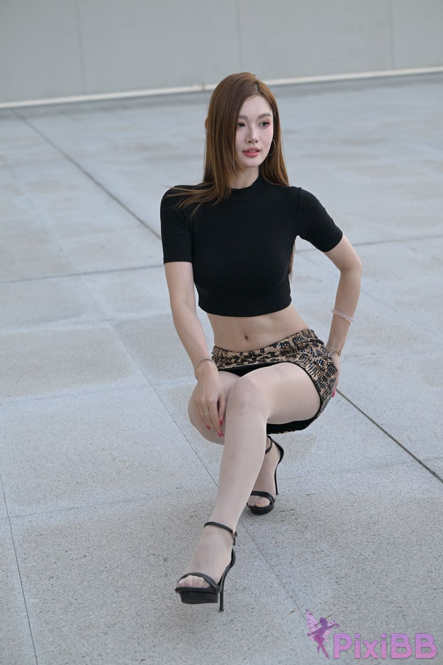 Featured Street Photography Works No.5384 Leopard print silk beauty PixiBB.COM 078