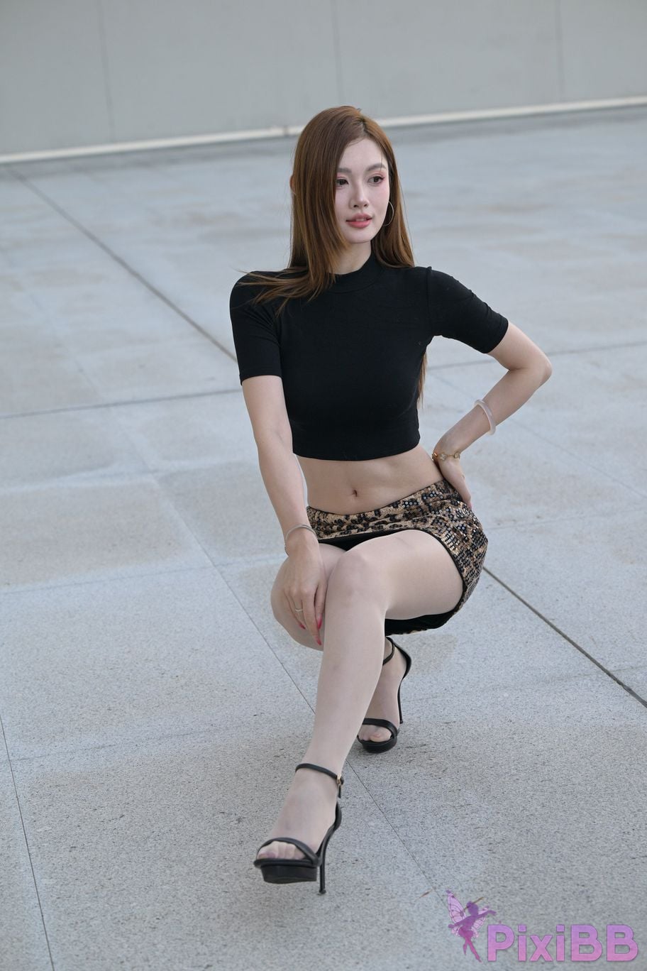 Featured Street Photography Works No.5384 Leopard print silk beauty PixiBB.COM 079