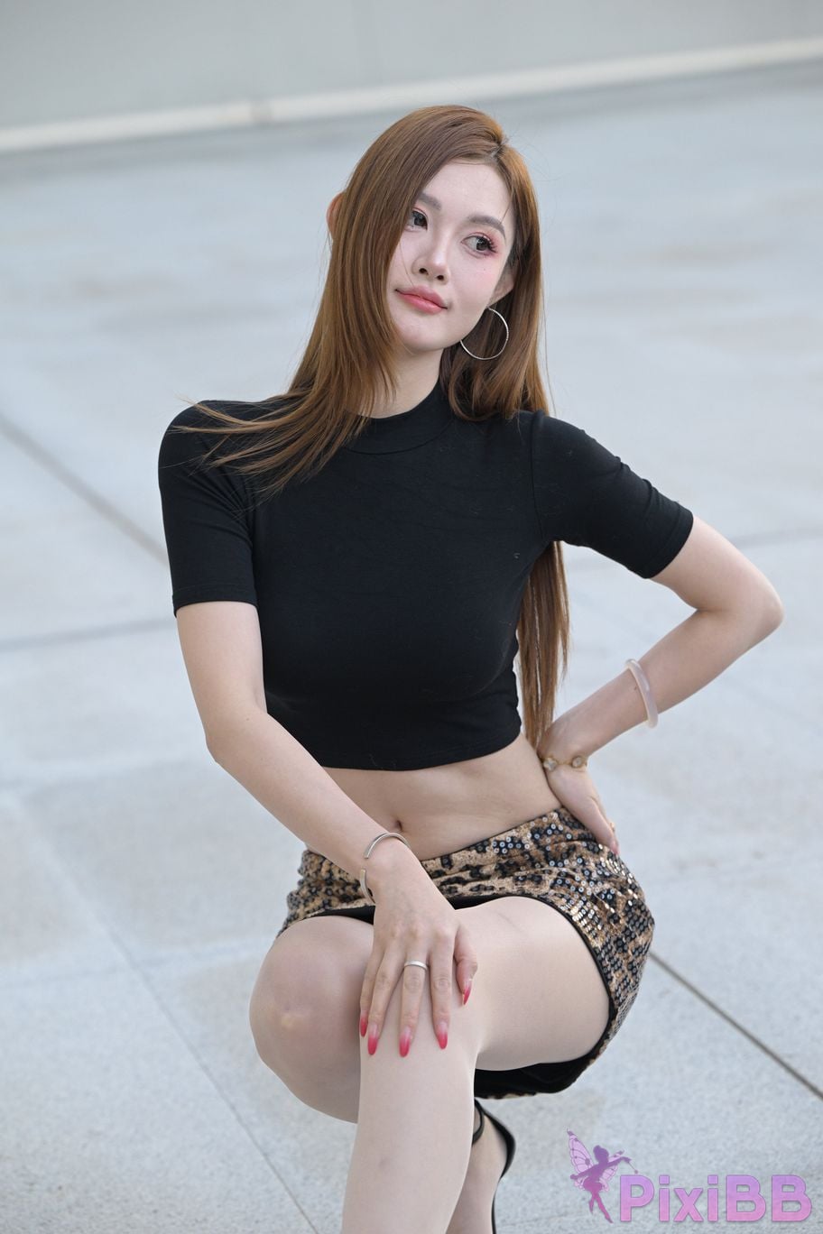 Featured Street Photography Works No.5384 Leopard print silk beauty PixiBB.COM 080