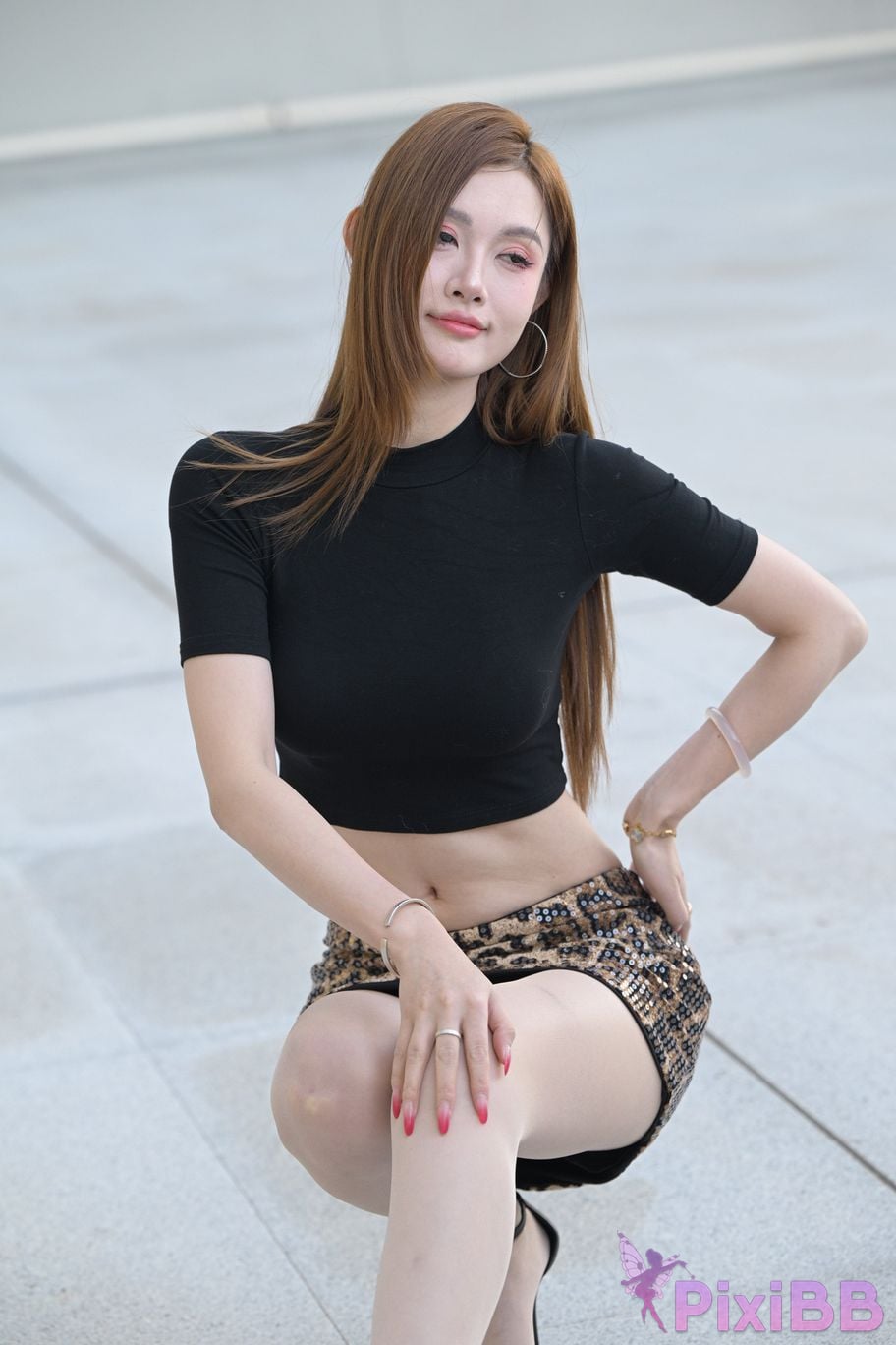 Featured Street Photography Works No.5384 Leopard print silk beauty PixiBB.COM 082