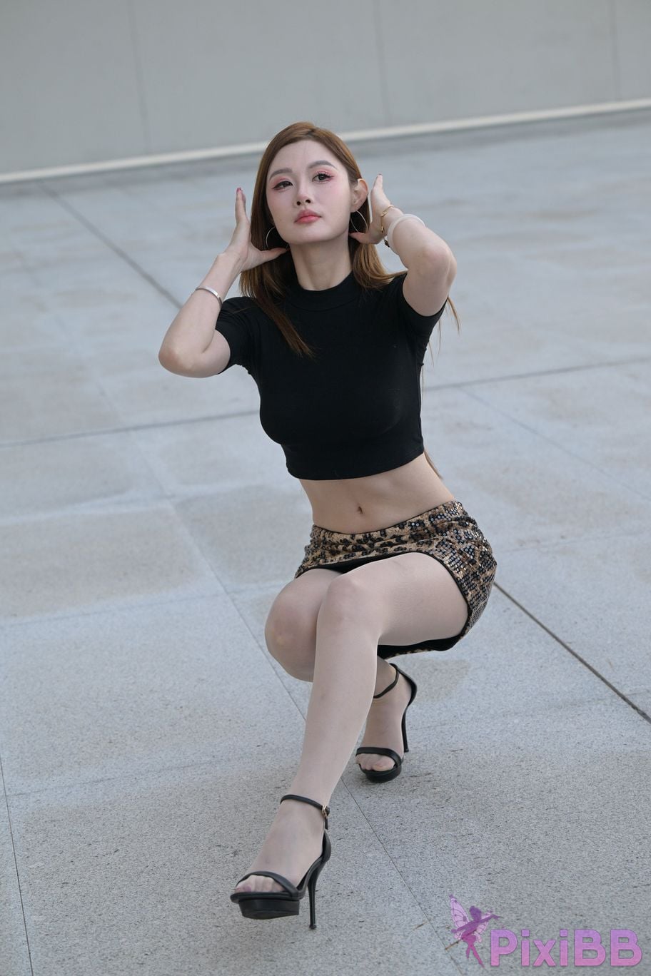 Featured Street Photography Works No.5384 Leopard print silk beauty PixiBB.COM 086