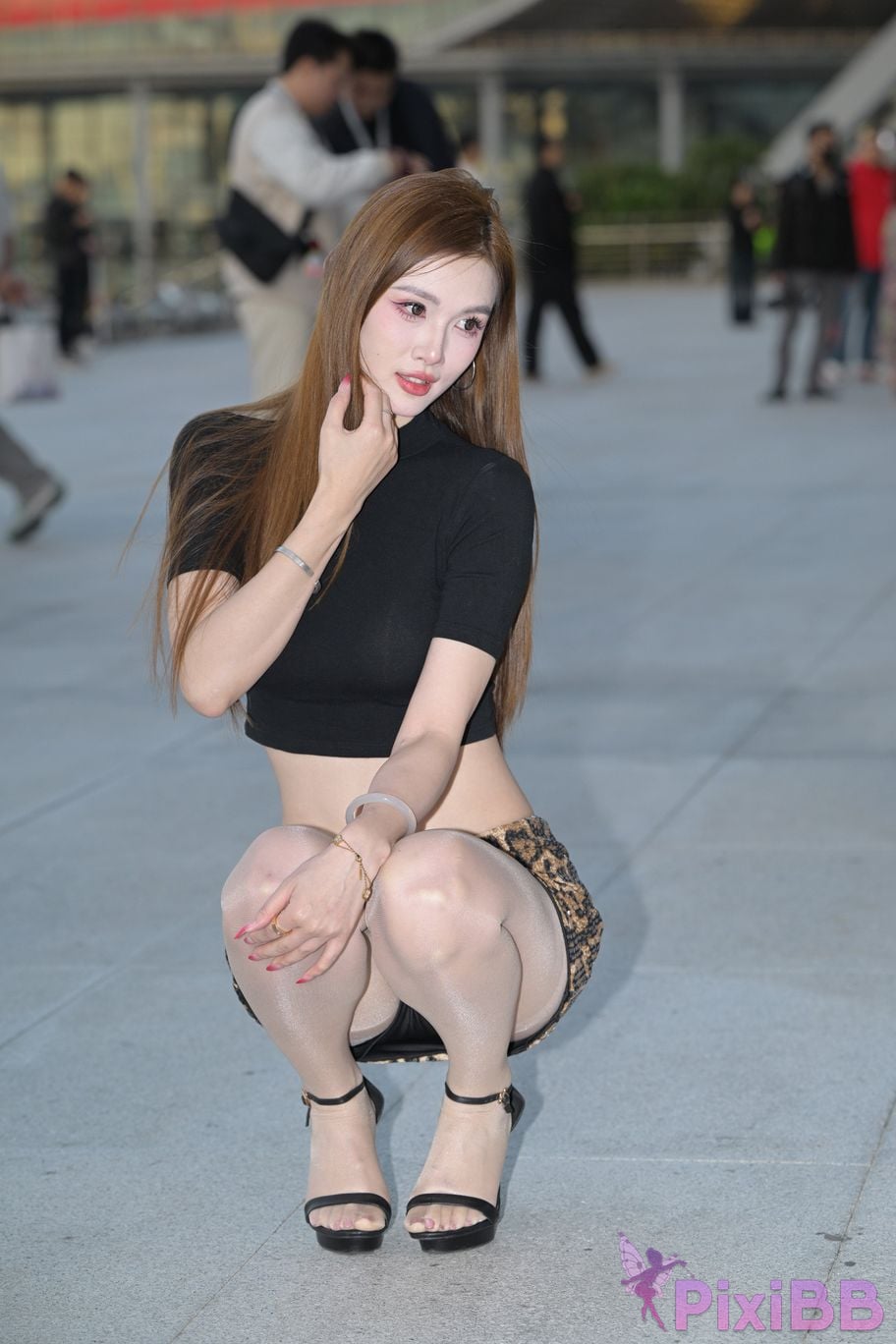 Featured Street Photography Works No.5384 Leopard print silk beauty PixiBB.COM 154