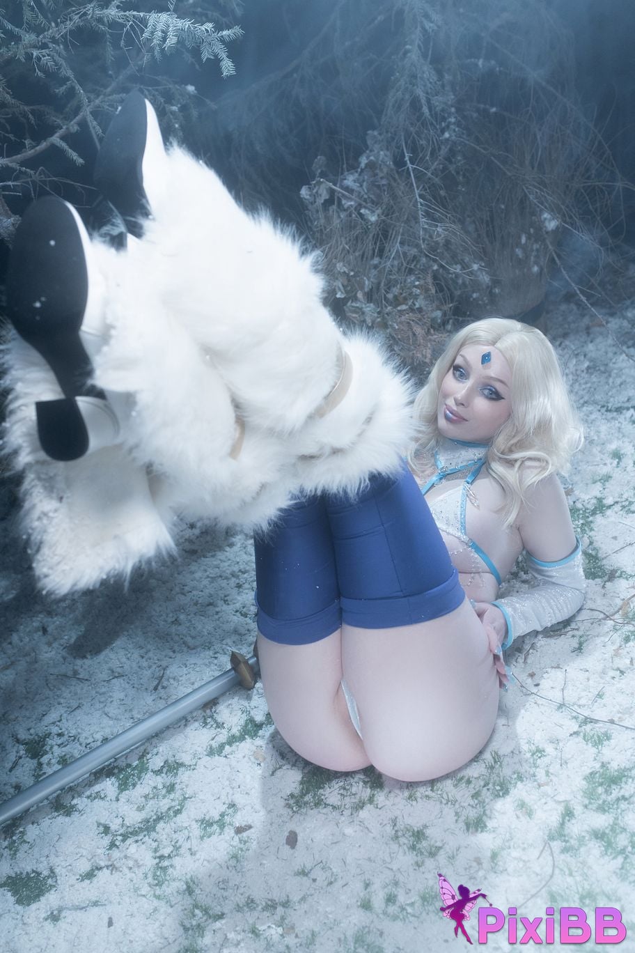 Lady Melamori Crystal Maiden (Rylai Crestfall) Nude Set PixiBB.COM 16