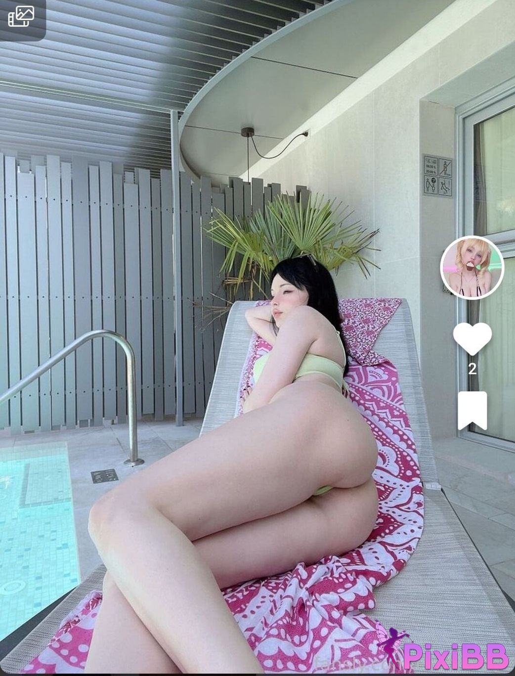 Hidori Rose Poolside Green PixiBB.COM 18