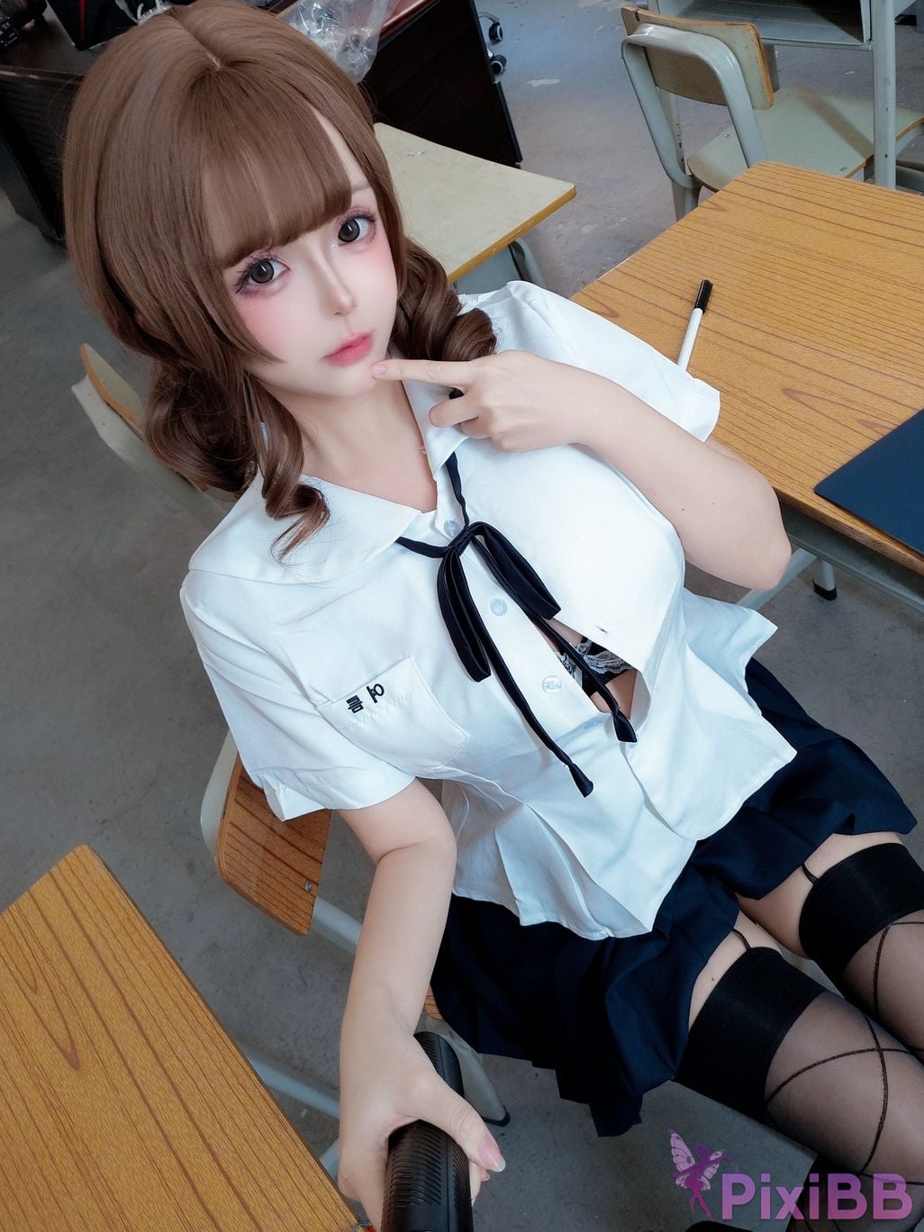 Cosplayer Hinajiao psychological committee member PixiBB.COM 087