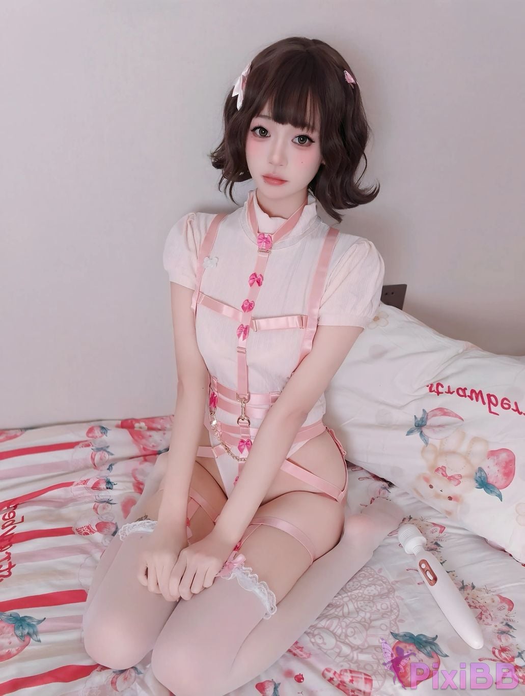 Cosplayer Mochi is delicious Bow tie puppy PixiBB.COM 008