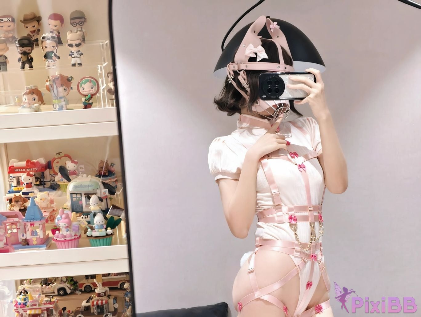 Cosplayer Mochi is delicious Bow tie puppy PixiBB.COM 027