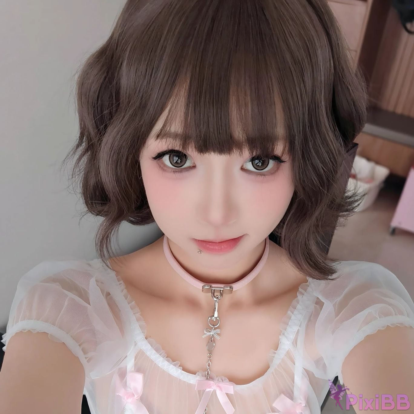 Cosplayer Mochi is delicious Bow tie puppy PixiBB.COM 071