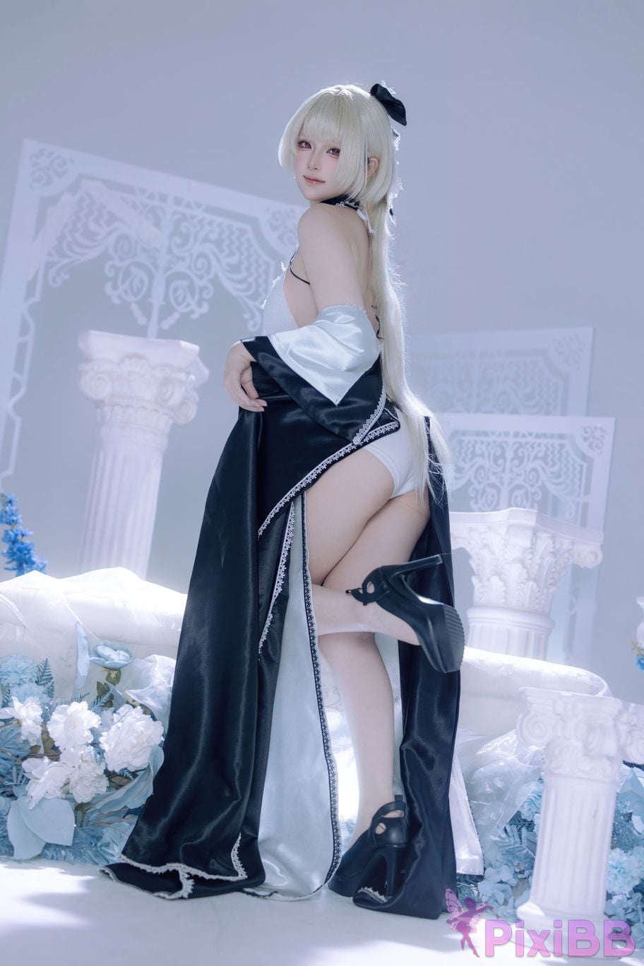 Cosplayer Island fish azur lane Awesome fan dress PixiBB.COM 008