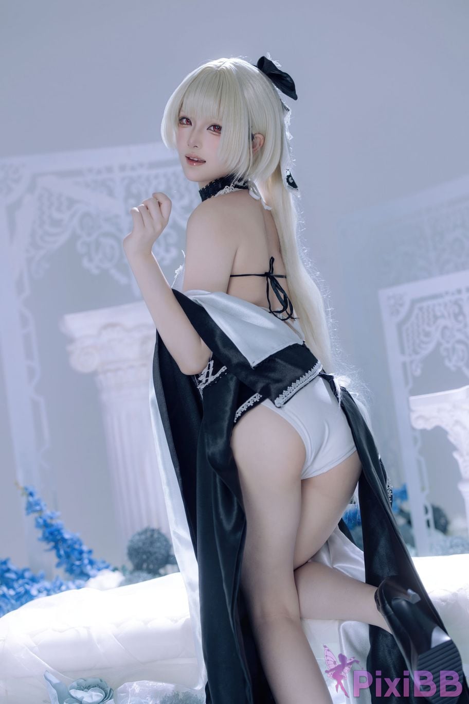 Cosplayer Island fish azur lane Awesome fan dress PixiBB.COM 009