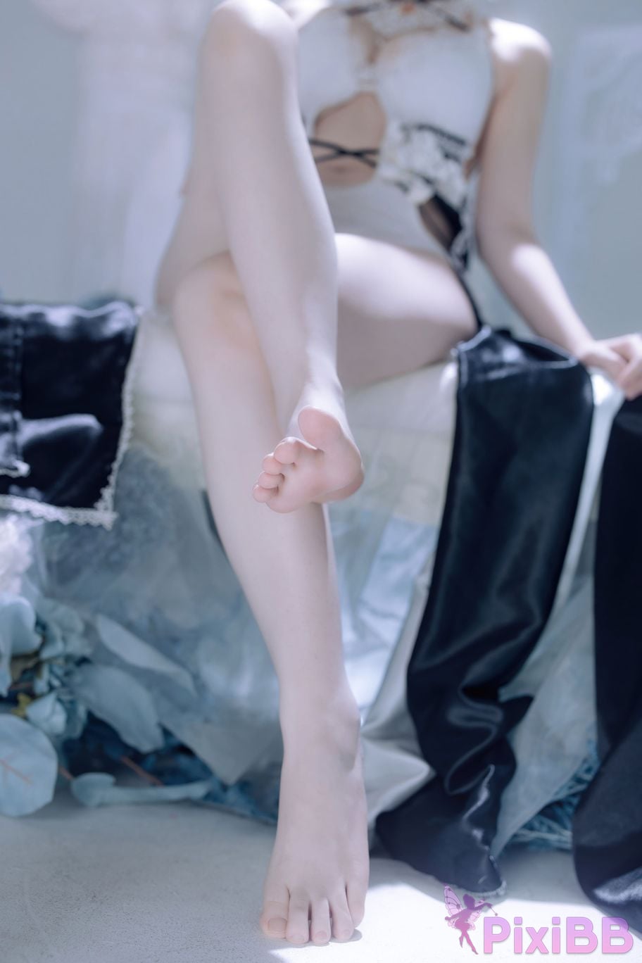 Cosplayer Island fish azur lane Awesome fan dress PixiBB.COM 035