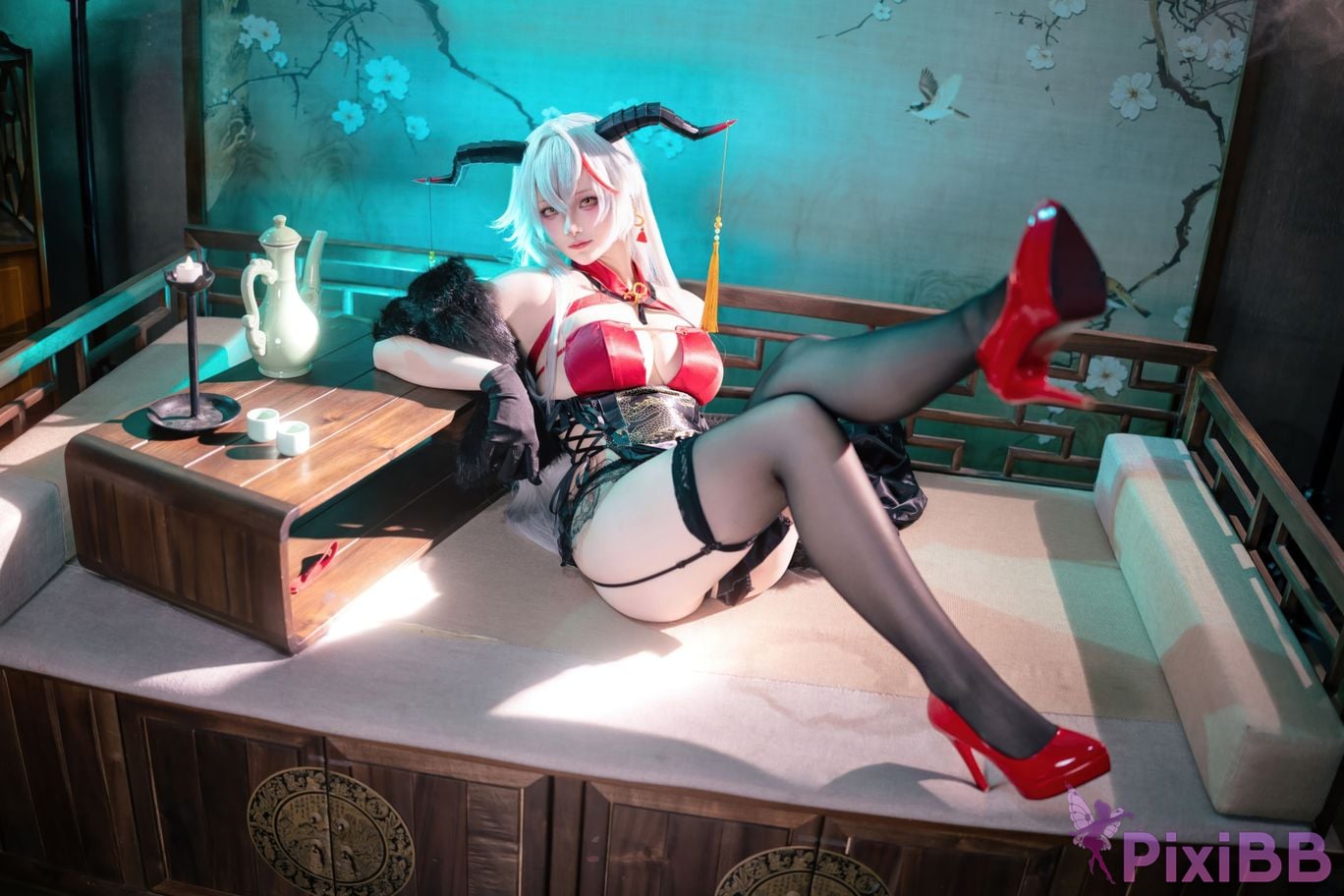 Cosplay Island Fish Azur Blue Route Egil Cheongsam PixiBB.COM 004