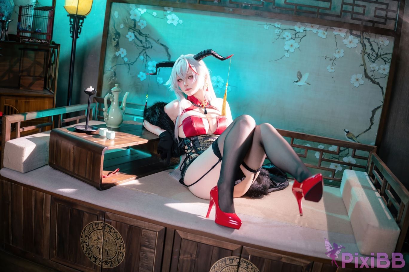 Cosplay Island Fish Azur Blue Route Egil Cheongsam PixiBB.COM 005