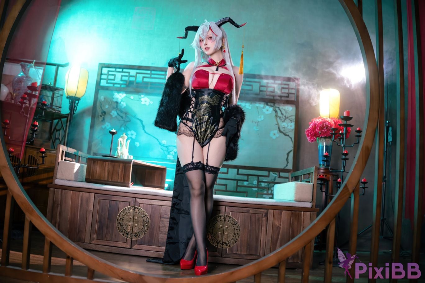 Cosplay Island Fish Azur Blue Route Egil Cheongsam PixiBB.COM 009