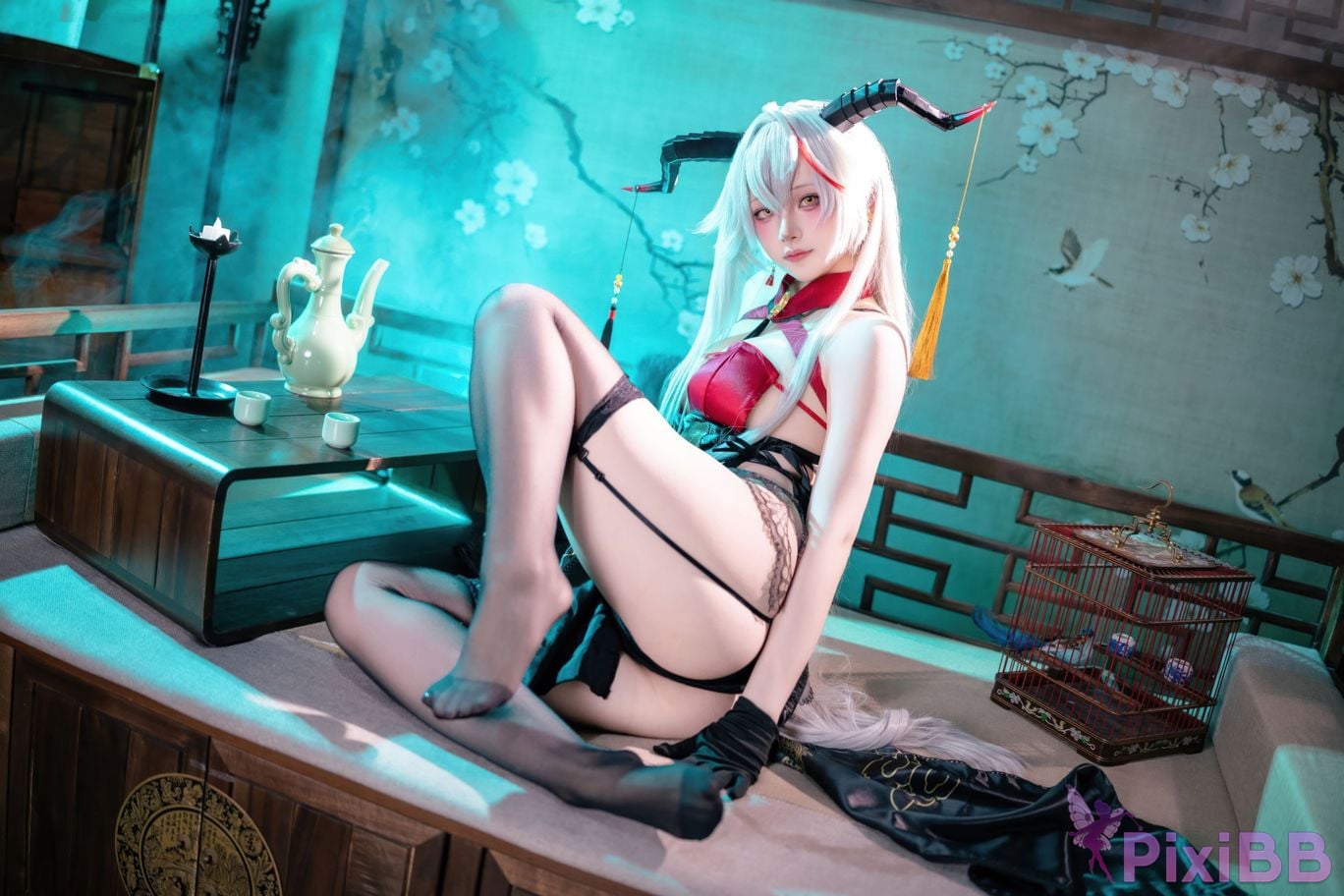 Cosplay Island Fish Azur Blue Route Egil Cheongsam PixiBB.COM 019