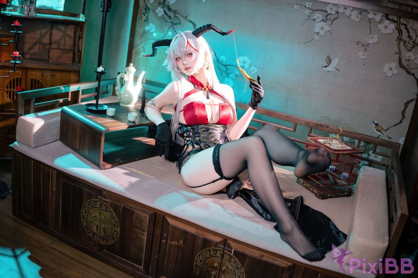 Cosplay Island Fish Azur Blue Route Egil Cheongsam PixiBB.COM 021