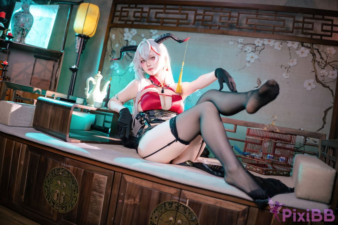 Cosplay Island Fish Azur Blue Route Egil Cheongsam PixiBB.COM 022