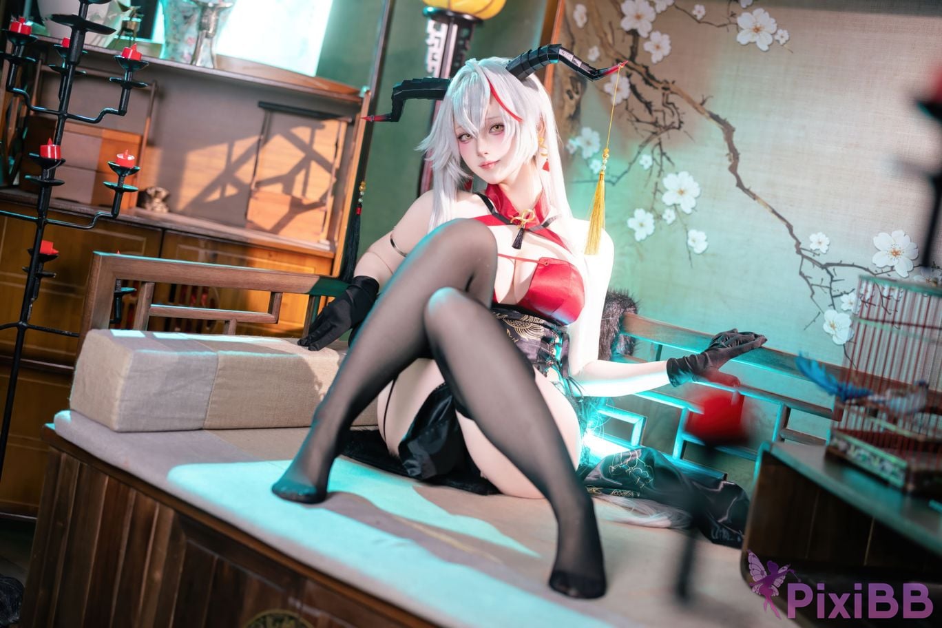 Cosplay Island Fish Azur Blue Route Egil Cheongsam PixiBB.COM 029