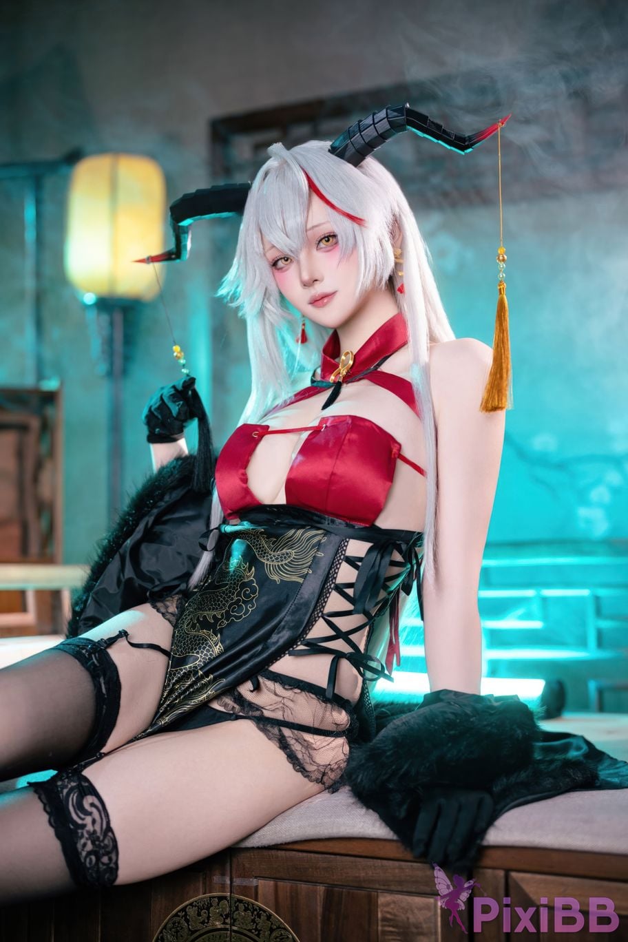 Cosplay Island Fish Azur Blue Route Egil Cheongsam PixiBB.COM 046