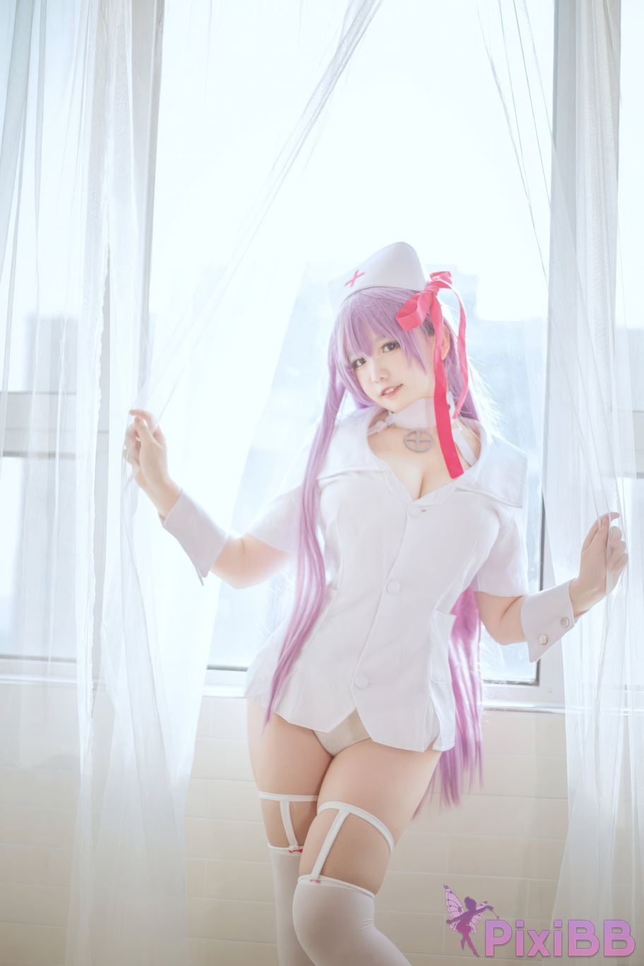 Cosplayer Ah Ban is very happy today BB Nurse PixiBB.COM 002