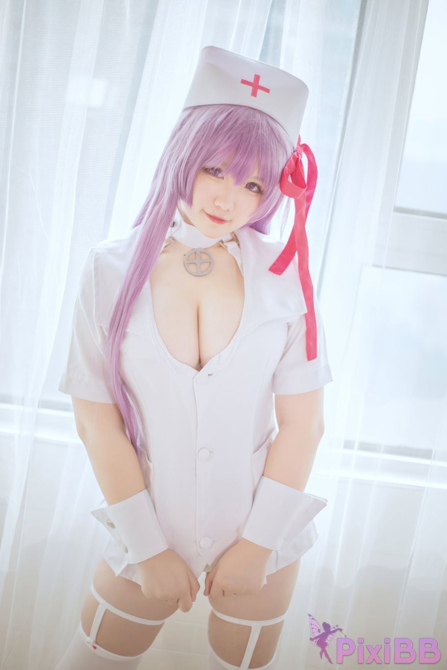 Cosplayer Ah Ban is very happy today BB Nurse PixiBB.COM 003