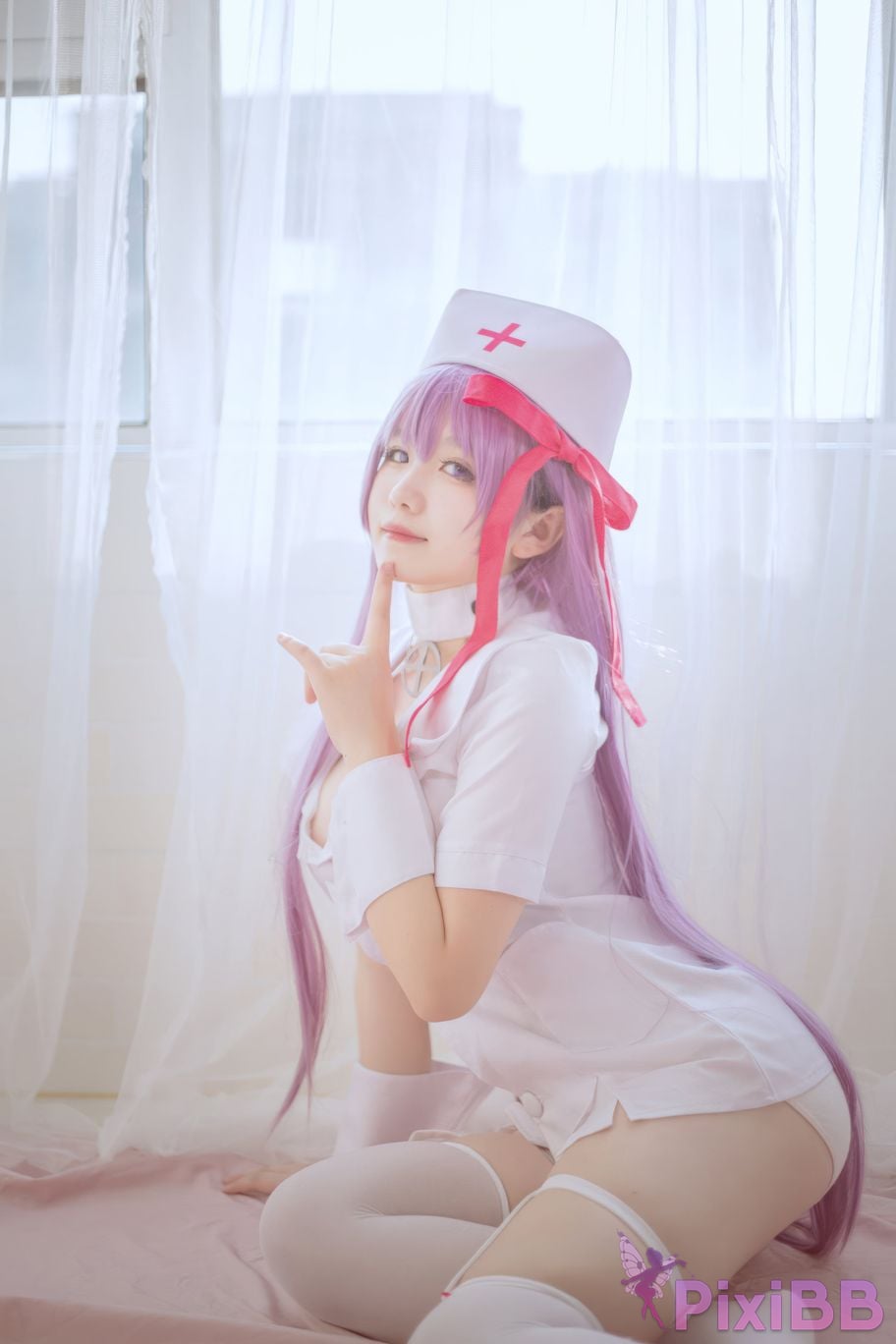 Cosplayer Ah Ban is very happy today BB Nurse PixiBB.COM 005