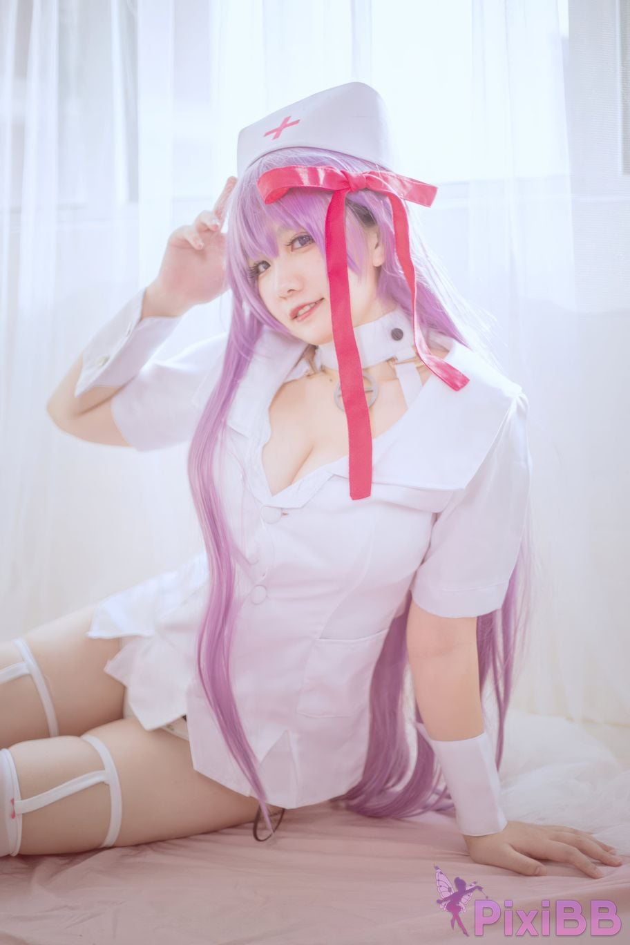 Cosplayer Ah Ban is very happy today BB Nurse PixiBB.COM 009