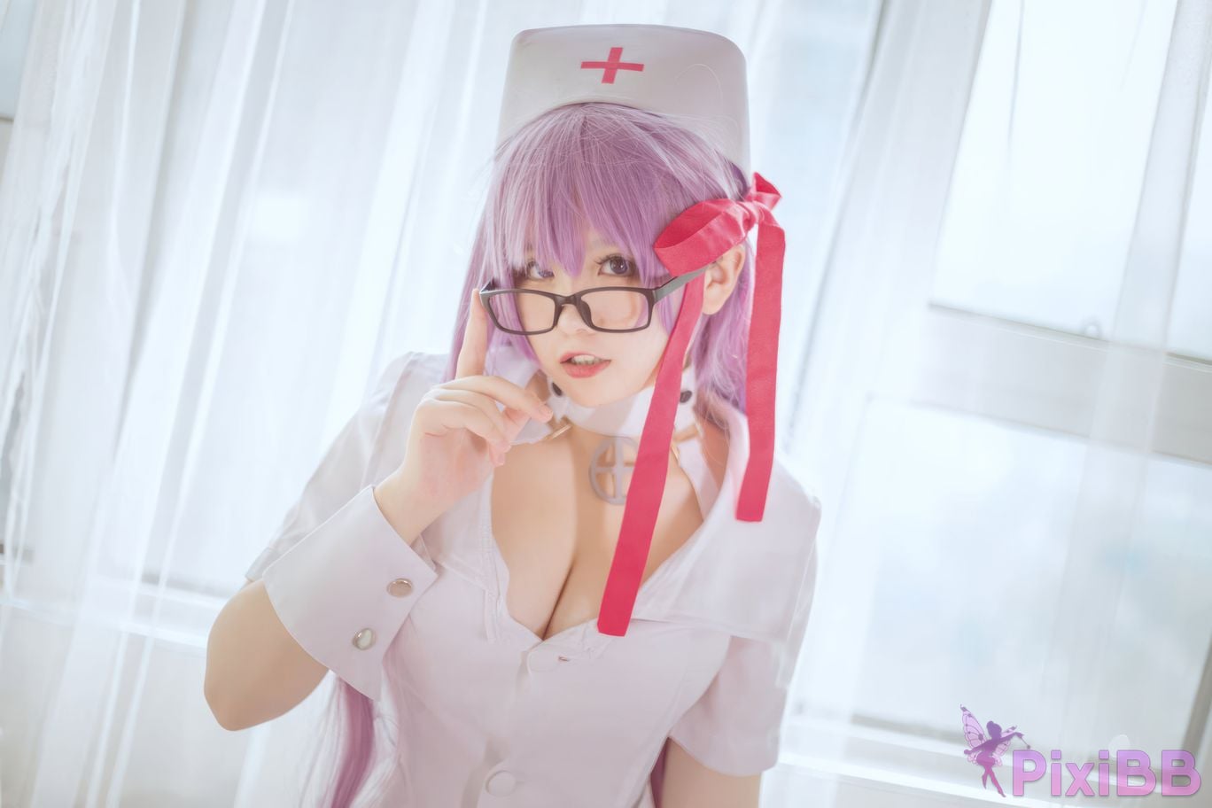 Cosplayer Ah Ban is very happy today BB Nurse PixiBB.COM 013