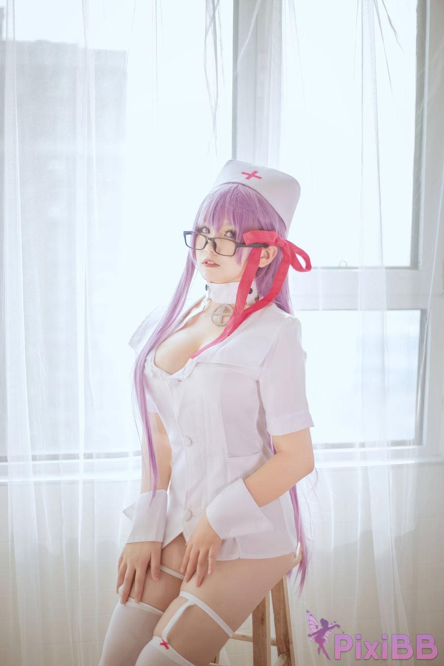 Cosplayer Ah Ban is very happy today BB Nurse PixiBB.COM 016