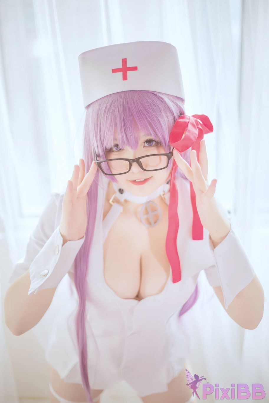 Cosplayer Ah Ban is very happy today BB Nurse PixiBB.COM 018