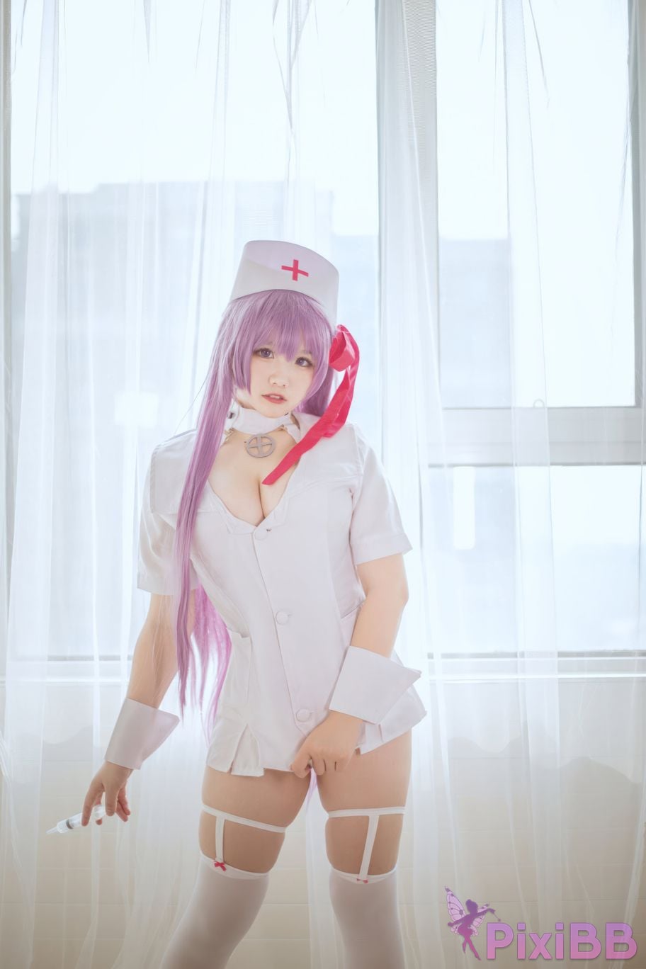 Cosplayer Ah Ban is very happy today BB Nurse PixiBB.COM 019