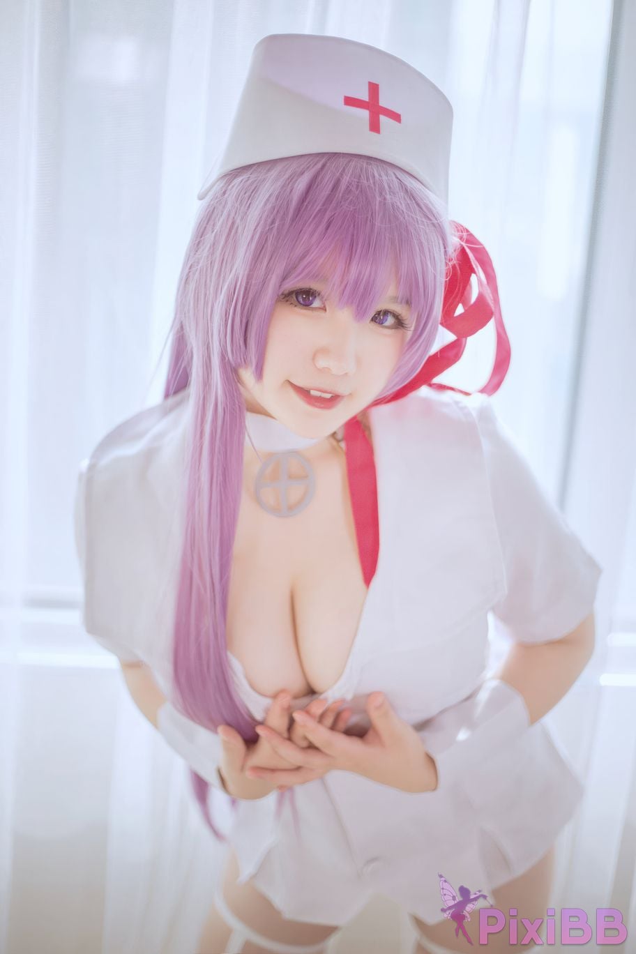 Cosplayer Ah Ban is very happy today BB Nurse PixiBB.COM 023