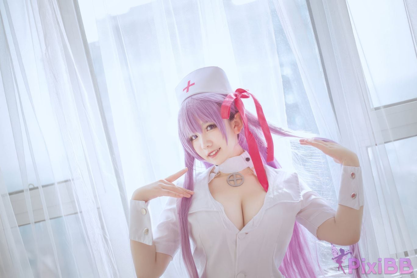 Cosplayer Ah Ban is very happy today BB Nurse PixiBB.COM 024