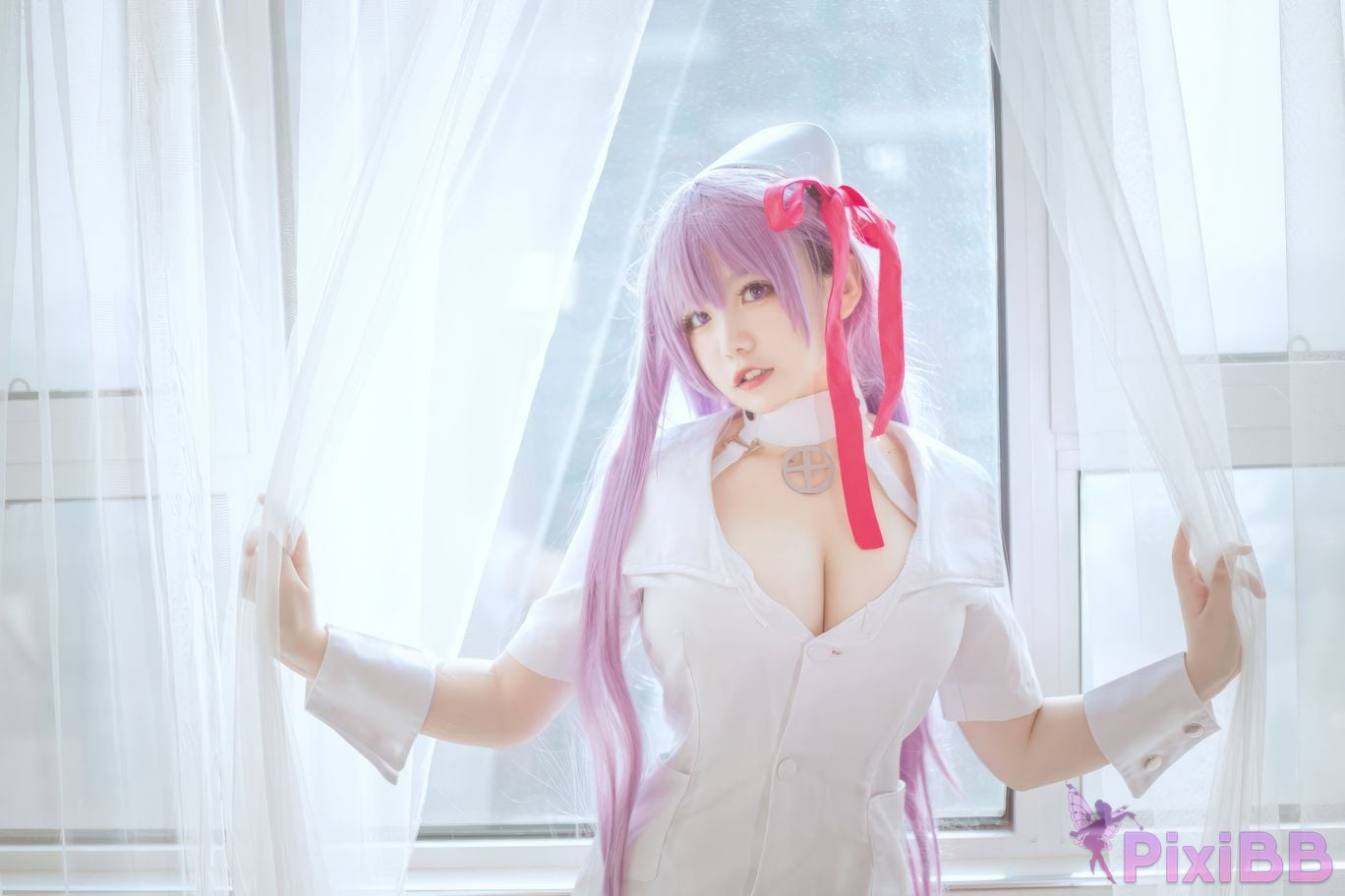 Cosplayer Ah Ban is very happy today BB Nurse PixiBB.COM 025